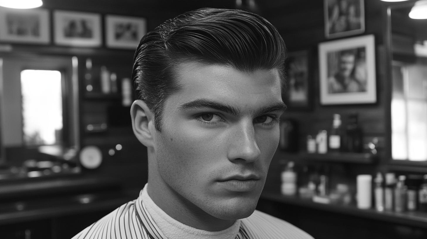 Coiffure cheveux gras stylée et pratique pour homme