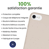 Coque de téléphone biodégradable - Blanc naturel