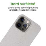 Coque de téléphone biodégradable - Blanc naturel