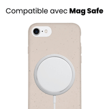 Coque de téléphone biodégradable - Blanc naturel