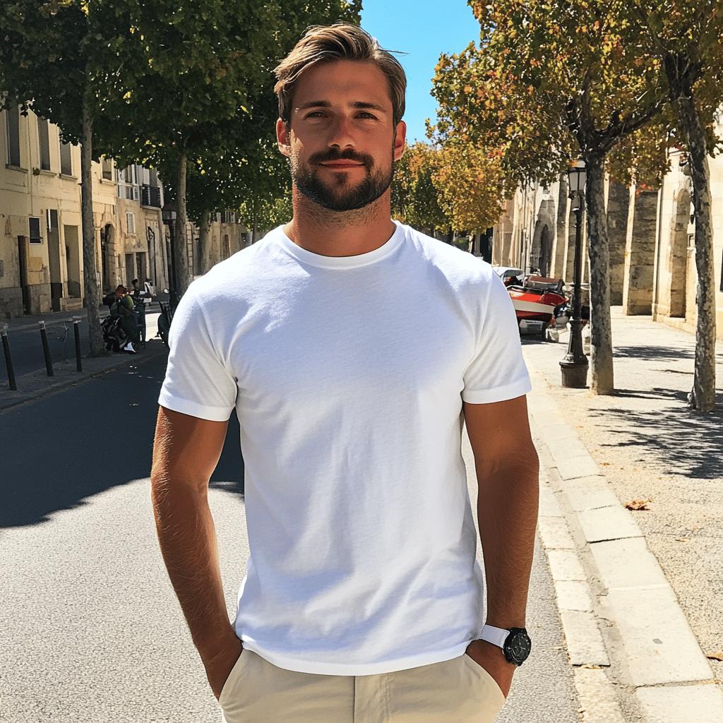 T-shirt homme fabriqué en France
blanc - SMPLE