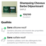 Shampoing Sans Plastique Cheveux Barbe Blancs, Gris et Blonds